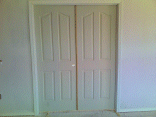 The double doors to the master bedroom. I chose a 4 panel provençal design.